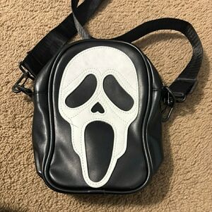 Black and White Ghost Face Bag